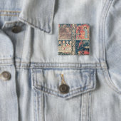 Badge Carré 5 Cm Bandeau d'autel de St Michael (En situation)