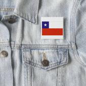 Badge Carré 5 Cm Bandera Chili V (En situation)