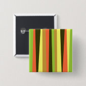 Badge Carré 5 Cm Bandes irrégulières (verticales) (Devant & derrière)