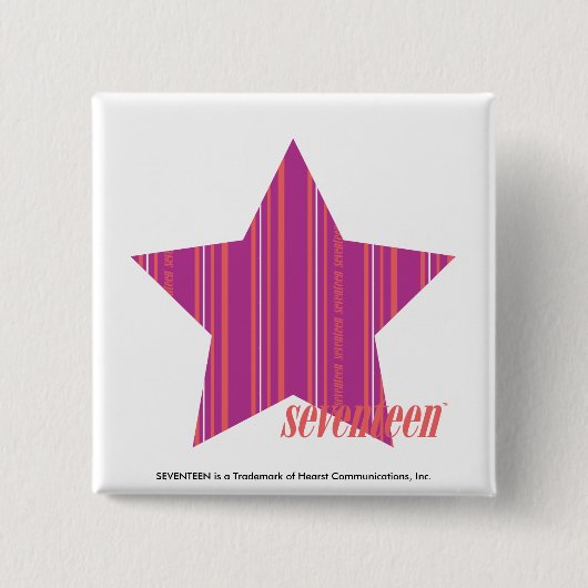 Badge Carré 5 Cm Bandes minces Purple 3 (Devant)