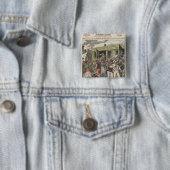Badge Carré 5 Cm Bandits dans l'Orient (En situation)