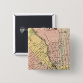 Badge Carré 5 Cm Bangor, Brewer (Devant & derrière)