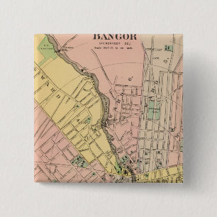 Badge Carré 5 Cm Bangor, Brewer