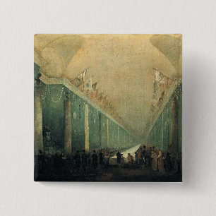 Badge Carré 5 Cm Banquet donné pour Napoleon Bonaparte