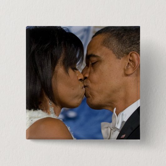 Badge Carré 5 Cm Barack Obama (Devant)