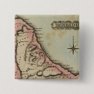 Badge Carré 5 Cm Barbados 2