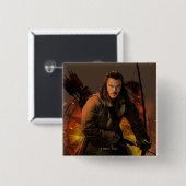Badge Carré 5 Cm BARD THE BOWMAN™ Graphic (Devant & derrière)