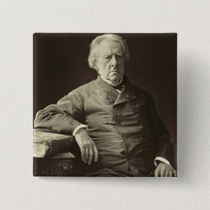 Badge Carré 5 Cm Baron Isidore Justin Severin Taylor (1789-1879), f