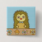 Badge Carré 5 Cm Bartholomée (Devant)