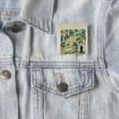 Badge Carré 5 Cm Bartholomew et Stephan (En situation)