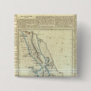 Badge Carré 5 Cm Basse Californie, Mexique