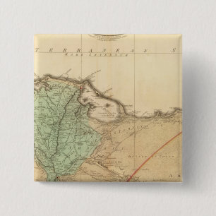 Badge Carré 5 Cm Basse Égypte, Palestine