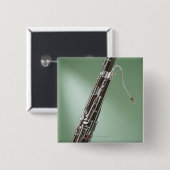 Badge Carré 5 Cm Basson (Devant & derrière)