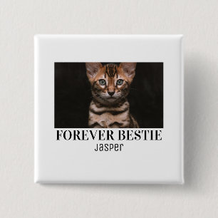 Badge Carré 5 Cm Bastie minimaliste pour toujours bastie