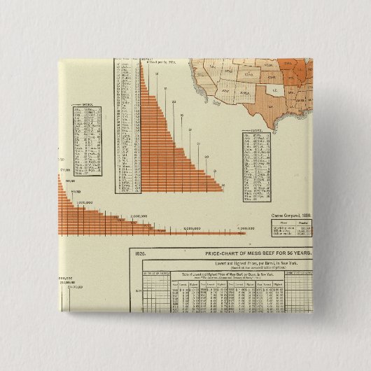 Badge Carré 5 Cm Bataille (Devant)