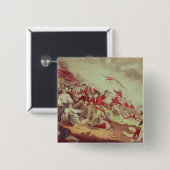 Badge Carré 5 Cm Bataille à la colline de soute (Devant & derrière)