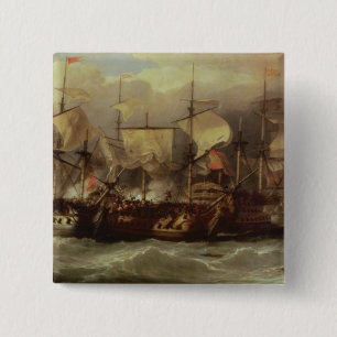 Badge Carré 5 Cm Bataille du cap St.Vincent