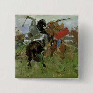 Badge Carré 5 Cm Bataille entre le Scythians et