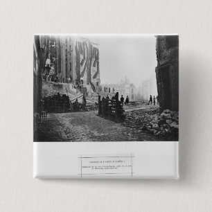 Badge Carré 5 Cm Bâtiment d'avenue de l'Opera