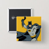 Badge Carré 5 Cm Batman Batarang (Devant & derrière)