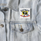 Badge Carré 5 Cm Batman Caped Crime Fighter (En situation)