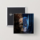 Badge Carré 5 Cm Batman de los Muertos (Devant & derrière)
