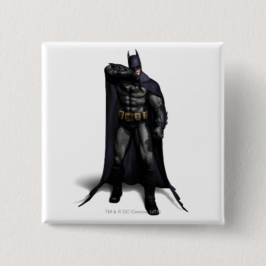 Badge Carré 5 Cm Batman essuie son front (Devant)