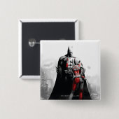 Badge Carré 5 Cm Batman et Harley (Devant & derrière)