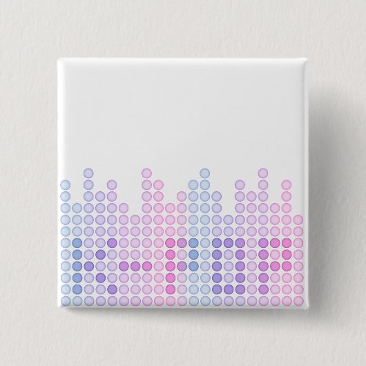 Badge Carré 5 Cm Battements de K-Bruit (Devant)