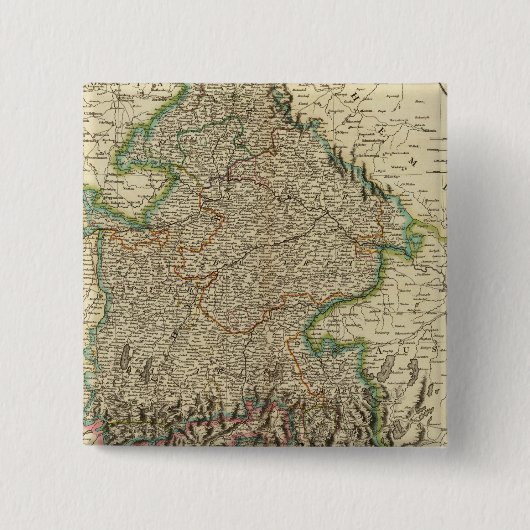 Badge Carré 5 Cm Bavière 3 (Devant)