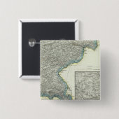 Badge Carré 5 Cm Bavière, Passau (Devant & derrière)