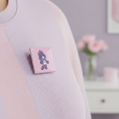 Badge Carré 5 Cm Bear