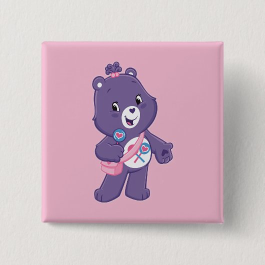 Badge Carré 5 Cm Bear (Devant)