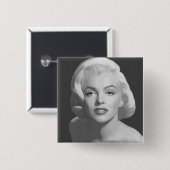 Badge Carré 5 Cm Beauté classique 4 (Devant & derrière)