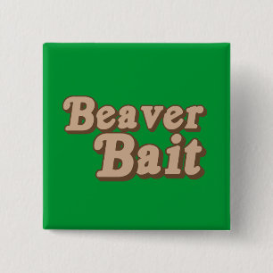 Badge Carré 5 Cm Beaver Bait