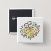 Badge Carré 5 Cm Bébé (Devant & derrière)