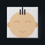 Badge Carré 5 Cm bébé<br><div class="desc">Toujours reconnaissant</div>