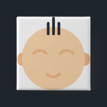 Badge Carré 5 Cm bébé<br><div class="desc">Toujours reconnaissant</div>