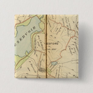 Badge Carré 5 Cm Bedford, New York 2