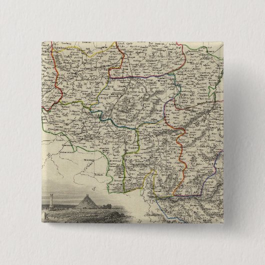 Badge Carré 5 Cm Belgique 3 (Devant)