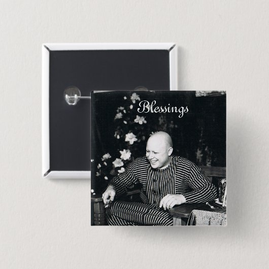 Badge Carré 5 Cm Bénédictions (Devant & derrière)