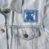 Badge Carré 5 Cm Béni_ (En situation)