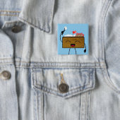 Badge Carré 5 Cm Bento-kun (En situation)