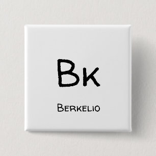 Badge Carré 5 Cm Berkelium - Bk