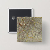 Badge Carré 5 Cm Berlin (Devant & derrière)