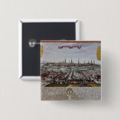 Badge Carré 5 Cm Berlin (Devant & derrière)