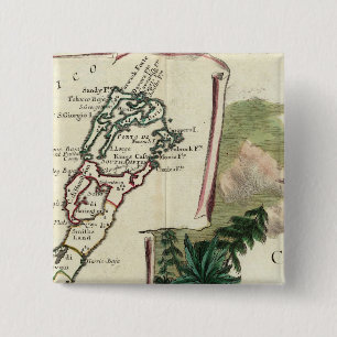 Badge Carré 5 Cm Bermudes