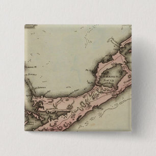 Badge Carré 5 Cm Bermudes