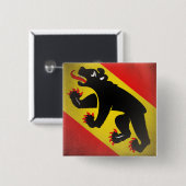 Badge Carré 5 Cm Berne (Devant & derrière)