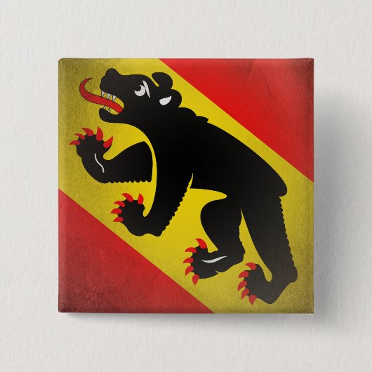 Badge Carré 5 Cm Berne (Devant)